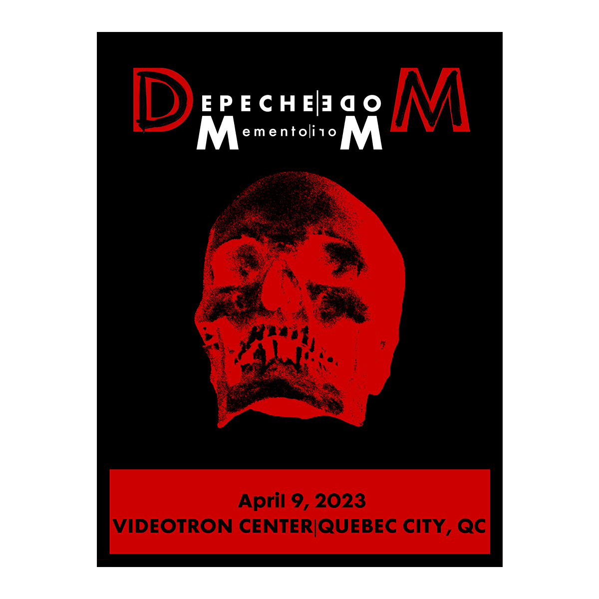 Memento Mori Tour 2023 Quebec Lithograph Limited Edition