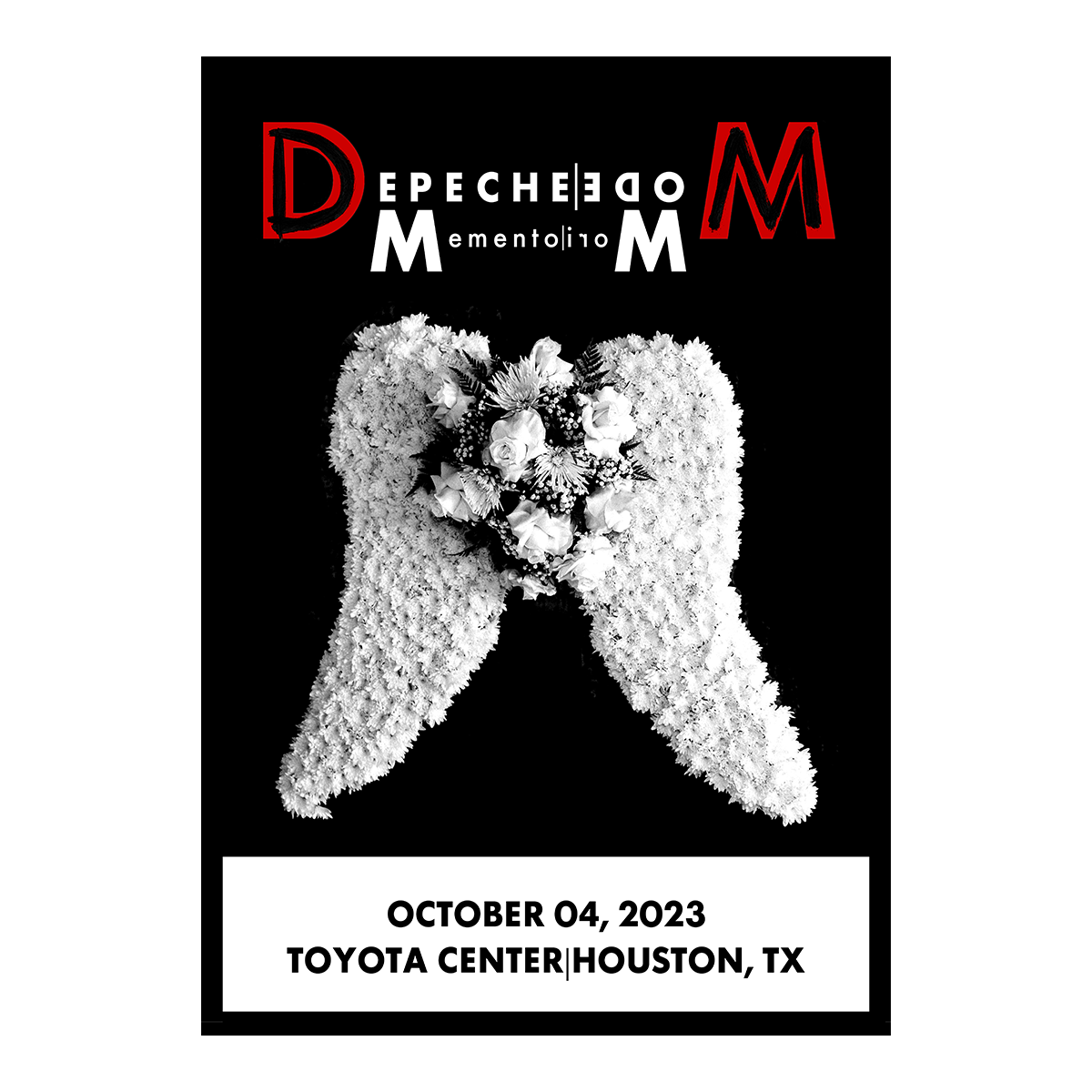 Memento Mori Tour 2023 Houston Screen Print Poster Limited Edition