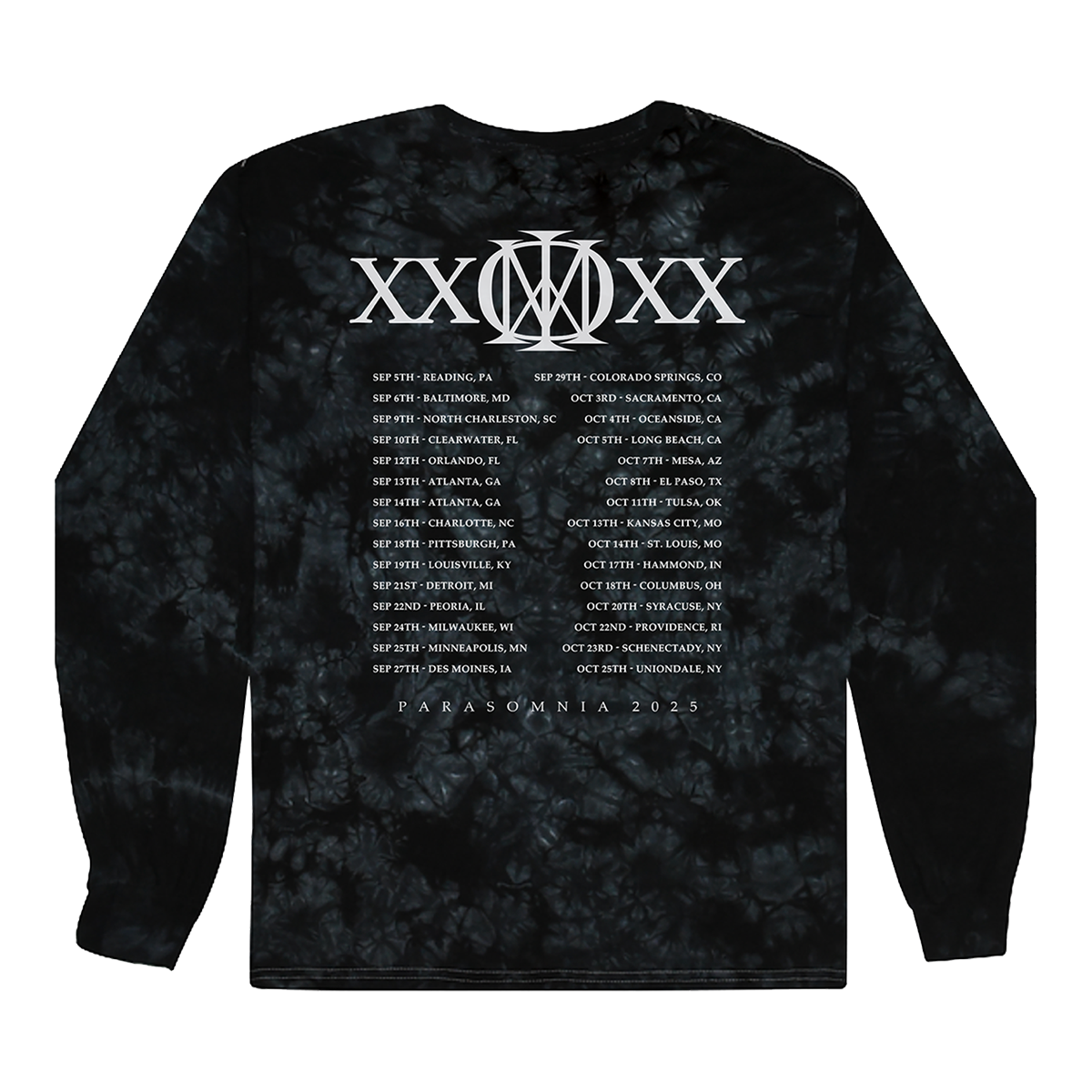 Parasomnia Characters Tie-Dye Tour Tee