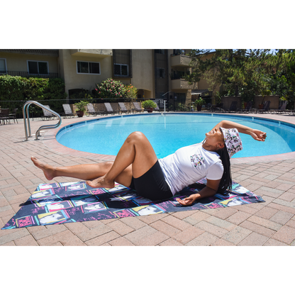 #BHBC Oversized Black Towel