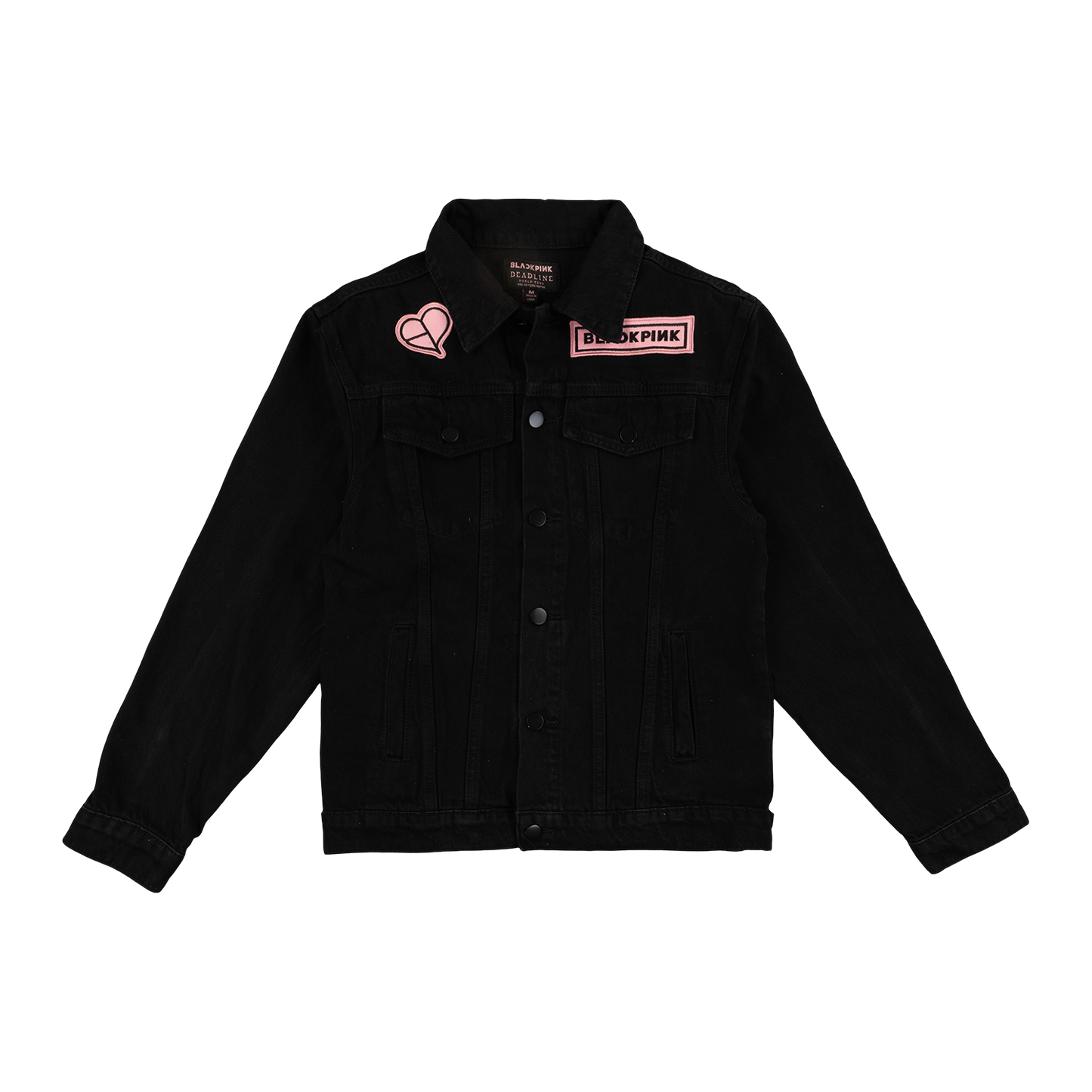 BLACKPINK Denim Jacket Dark Grey