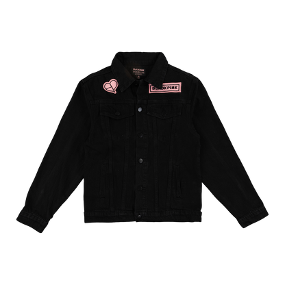 BLACKPINK Denim Jacket Dark Grey