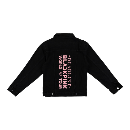 BLACKPINK Denim Jacket Dark Grey