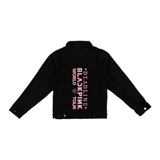 BLACKPINK Denim Jacket Dark Grey