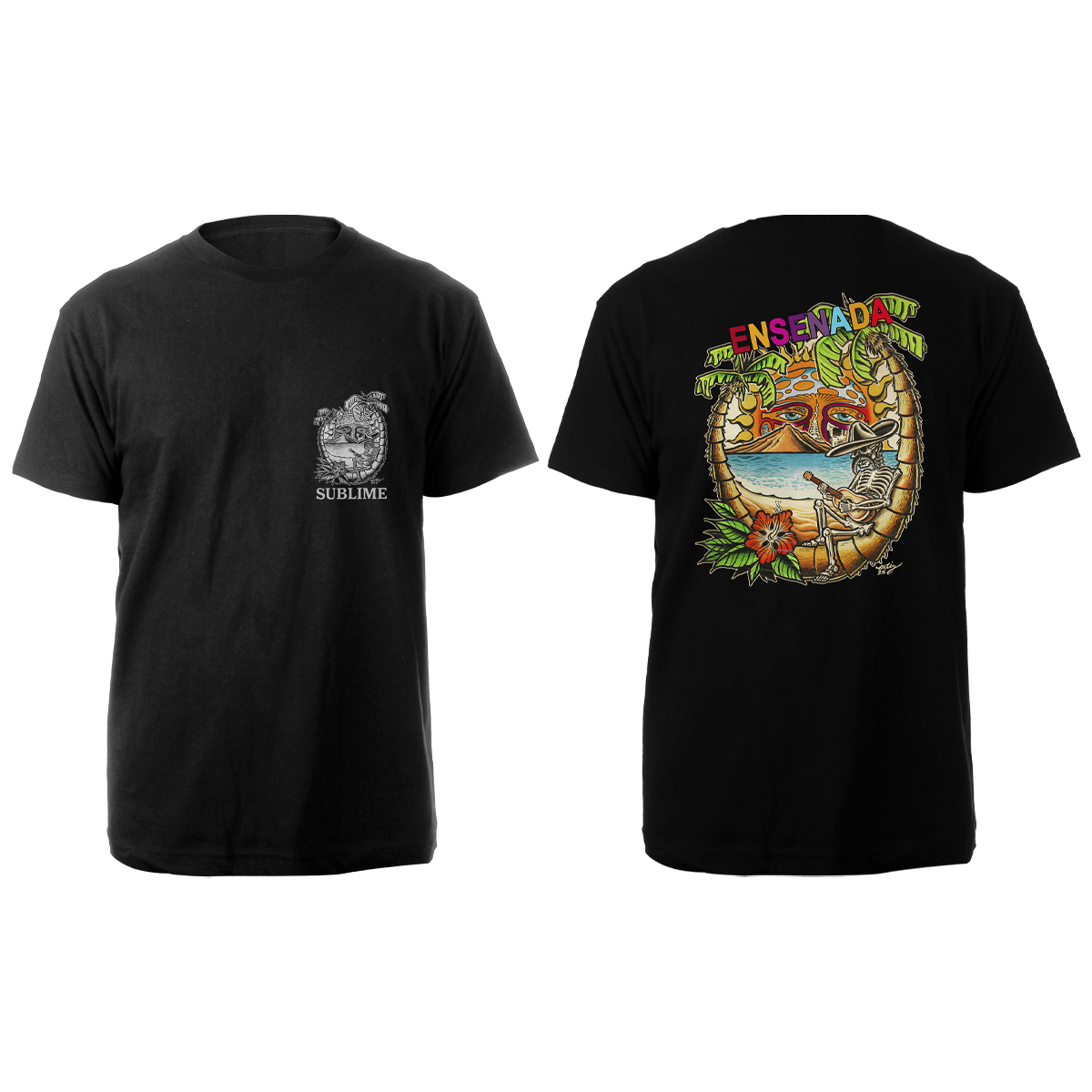 Ensenada Crest T-Shirt - Black