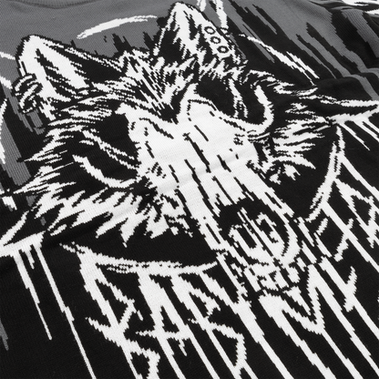 FOX GOD HOLIDAY KNIT SWEATER