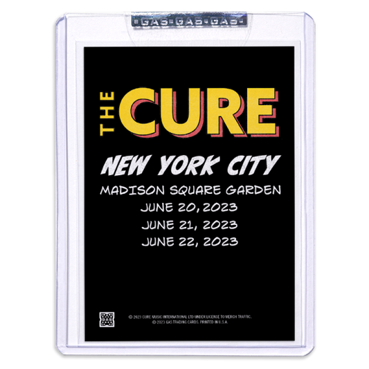 GAS The Cure June 20-22, 2023, New York, NY Trading Card Illustrated by Arian Buhler