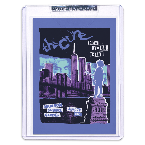GAS The Cure June 20, 2023, New York, NY 2nd Edition Trading Card Illustrated by Matthew Lineham