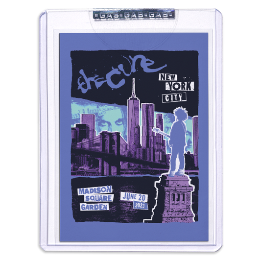 GAS The Cure June 20, 2023, New York, NY 2nd Edition Trading Card Illustrated by Matthew Lineham