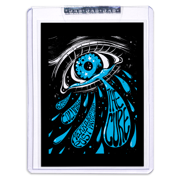 GAS The Cure June 25, 2023, Columbia, MD Trading Card Illustrated by Evangeline Gallagher