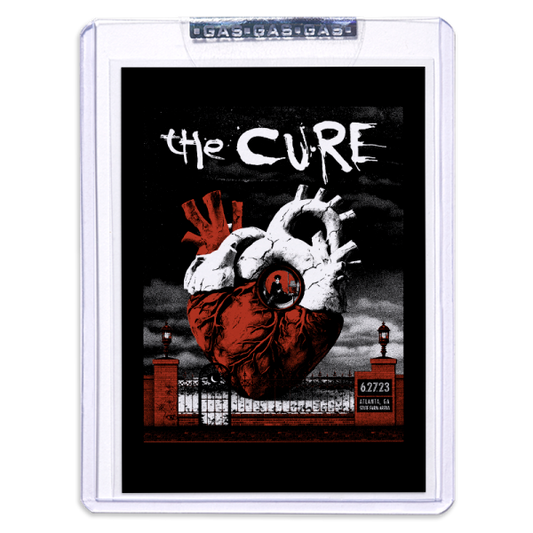 GAS The Cure June 27, 2023, Atlanta, GA Trading Card Illustrated by Christopher Everhart