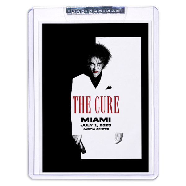 GAS The Cure July 1, 2023, Miami, FL Trading Card Illustrated by Yvan Quinet