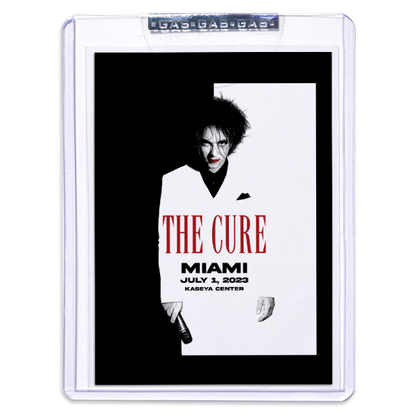 GAS The Cure July 1, 2023, Miami, FL Trading Card Illustrated by Yvan Quinet