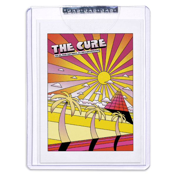 GAS The Cure May 20, 2023, San Diego, CA 2nd Edition Trading Card by NateMoonLife