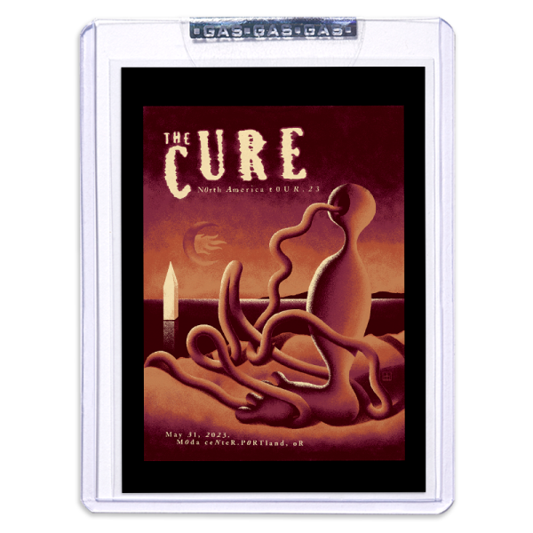 GAS The Cure May 31, 2023, Portland, OR Trading Card Illustrated by Max Lffler