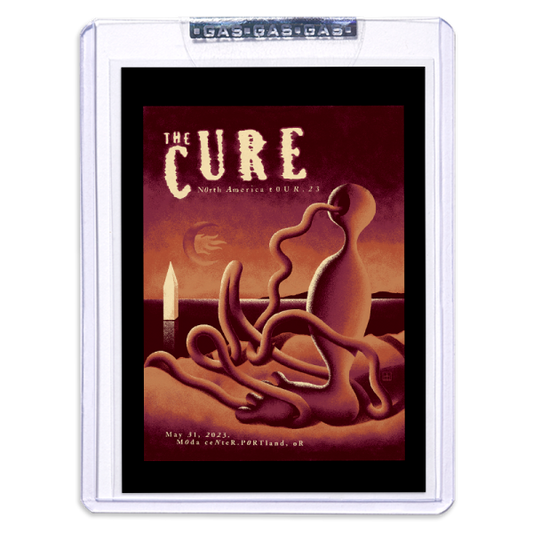 GAS The Cure May 31, 2023, Portland, OR Trading Card Illustrated by Max Lffler
