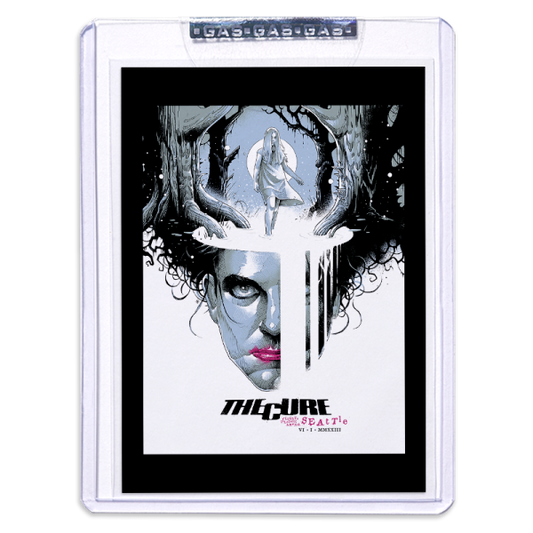 GAS The Cure June 1, 2023, Seattle, WA 2nd Edition Trading Card Illustrated by Luke Preece