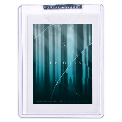 GAS The Cure June 2, 2023, Vancouver, BC, Canada Trading Card Illustrated by Simon Marchner