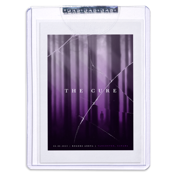 GAS The Cure June 2, 2023, Vancouver, BC, Canada 2nd Edition Trading Card Illustrated by Simon Marchner