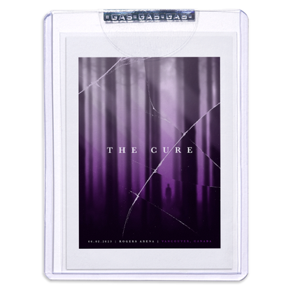 GAS The Cure June 2, 2023, Vancouver, BC, Canada 2nd Edition Trading Card Illustrated by Simon Marchner