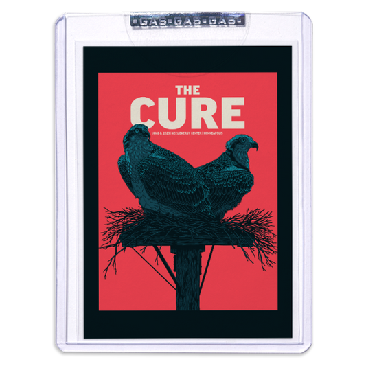 GAS The Cure June 8, 2023, Minneapolis, MN Trading Card Illustrated by John Vogl