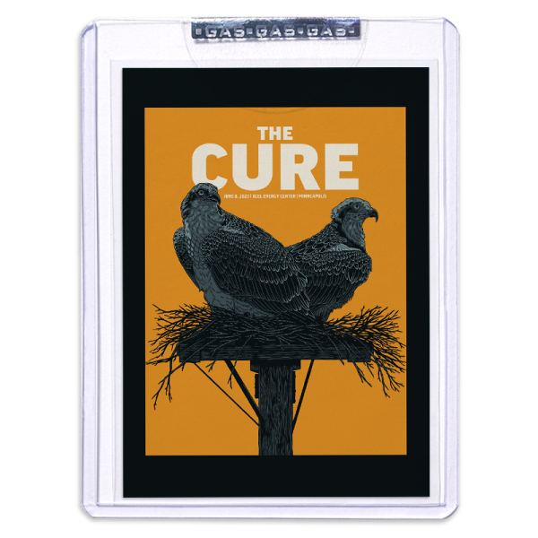 GAS The Cure June 8, 2023, Minneapolis, MN 2nd Edition Trading Card Illustrated by John Vogl
