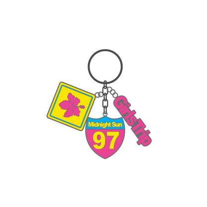 Girls Trip Charm Keychain