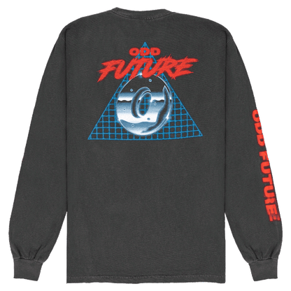 Futuristic O Long Sleeve - Dark Grey-Odd Future
