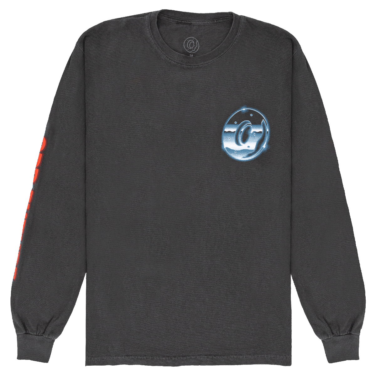 Futuristic O Long Sleeve - Dark Grey-Odd Future