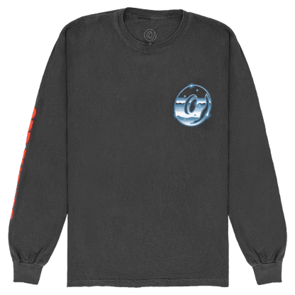 Futuristic O Long Sleeve - Dark Grey-Odd Future
