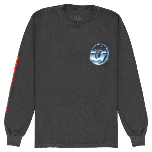 Futuristic O Long Sleeve - Dark Grey-Odd Future