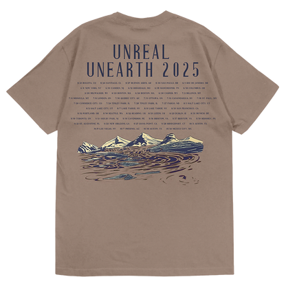 Unreal Unearth 2025 Guitar Tour Tee