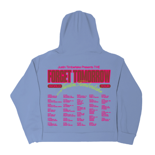 Forget Tomorrow Blue Hoodie