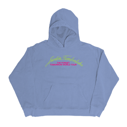 Forget Tomorrow Blue Hoodie