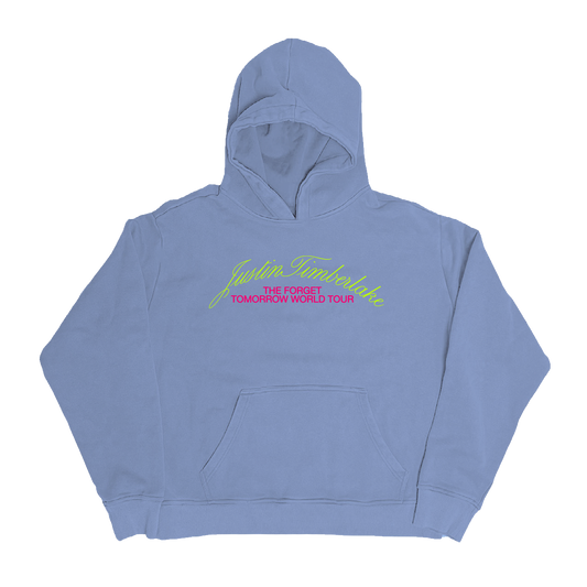 Forget Tomorrow Blue Hoodie
