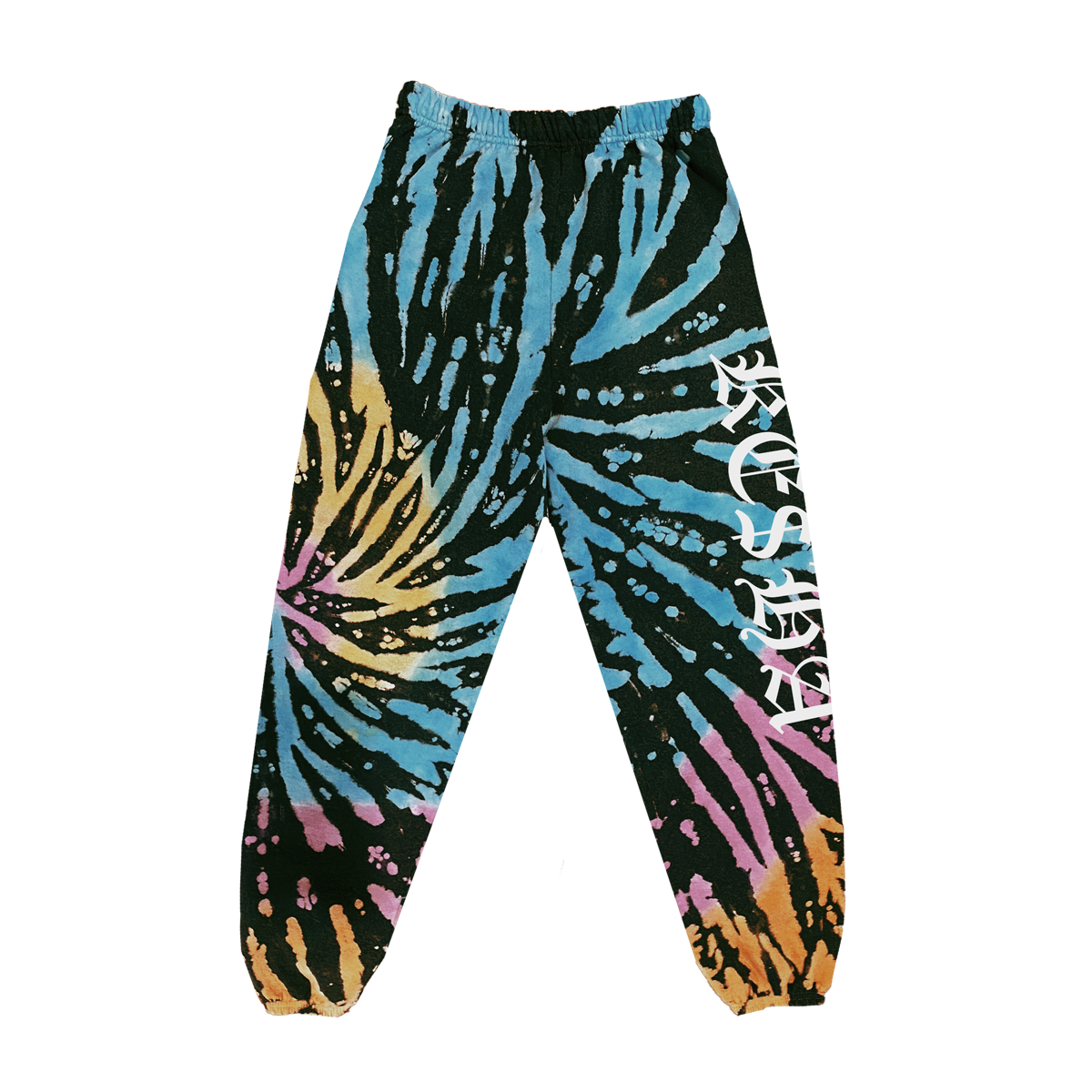 KE$HA Logo Tie Dye Joggers