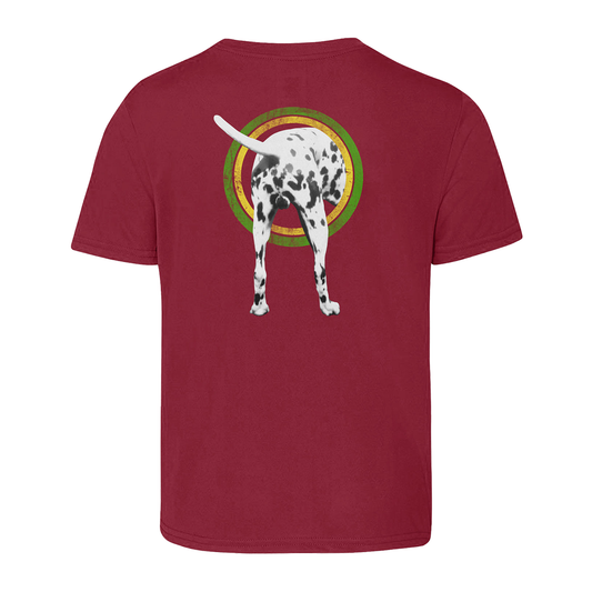 Lou Dog Burgundy Youth Tee
