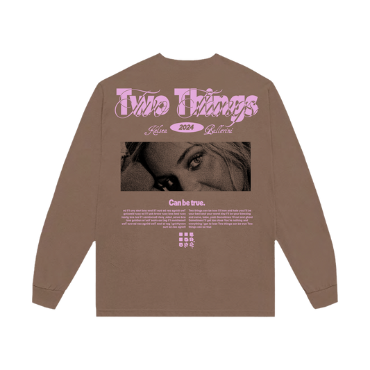 TWO THINGS LONG SLEEVE T-SHIRT