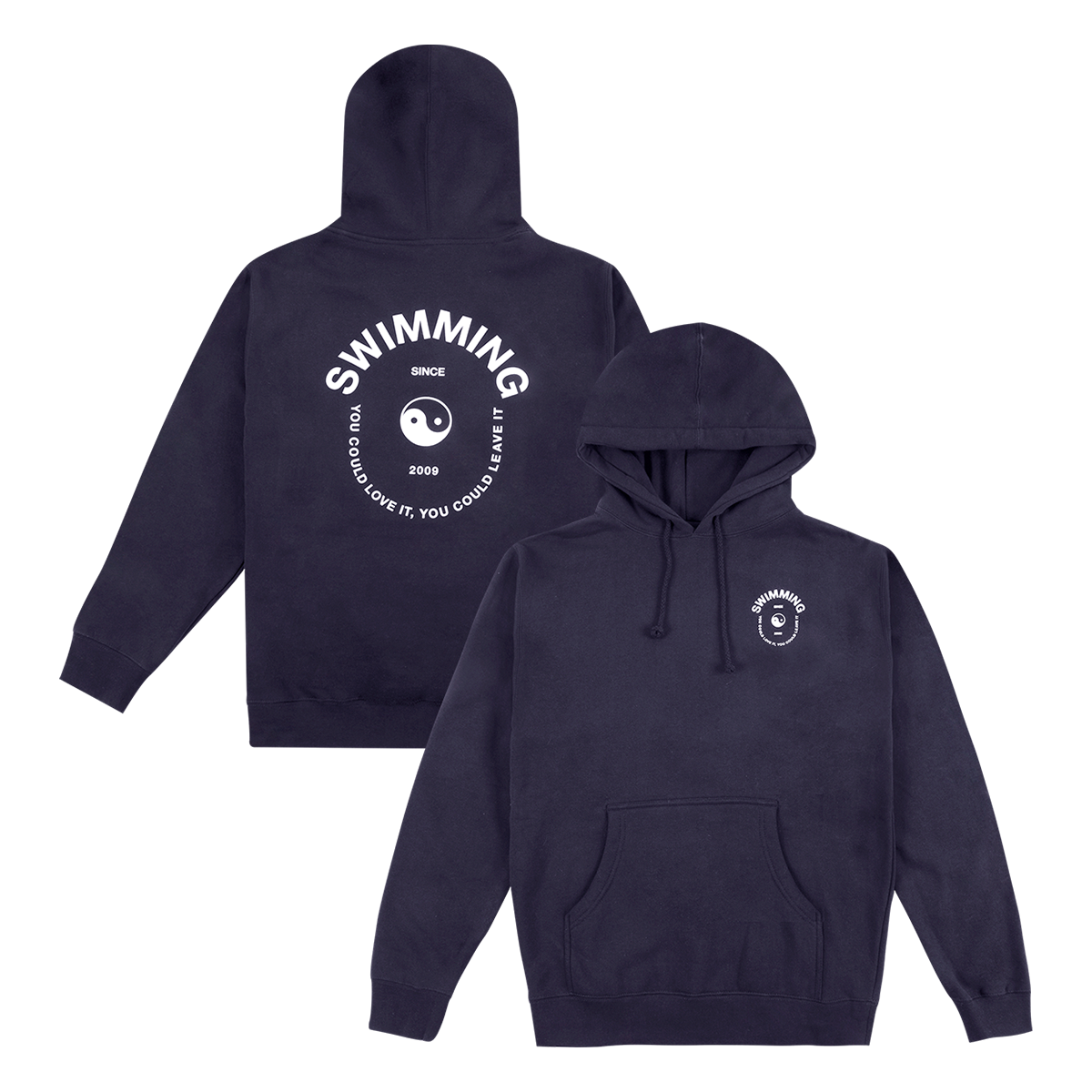 SWIMMING YIN YANG HOODIE