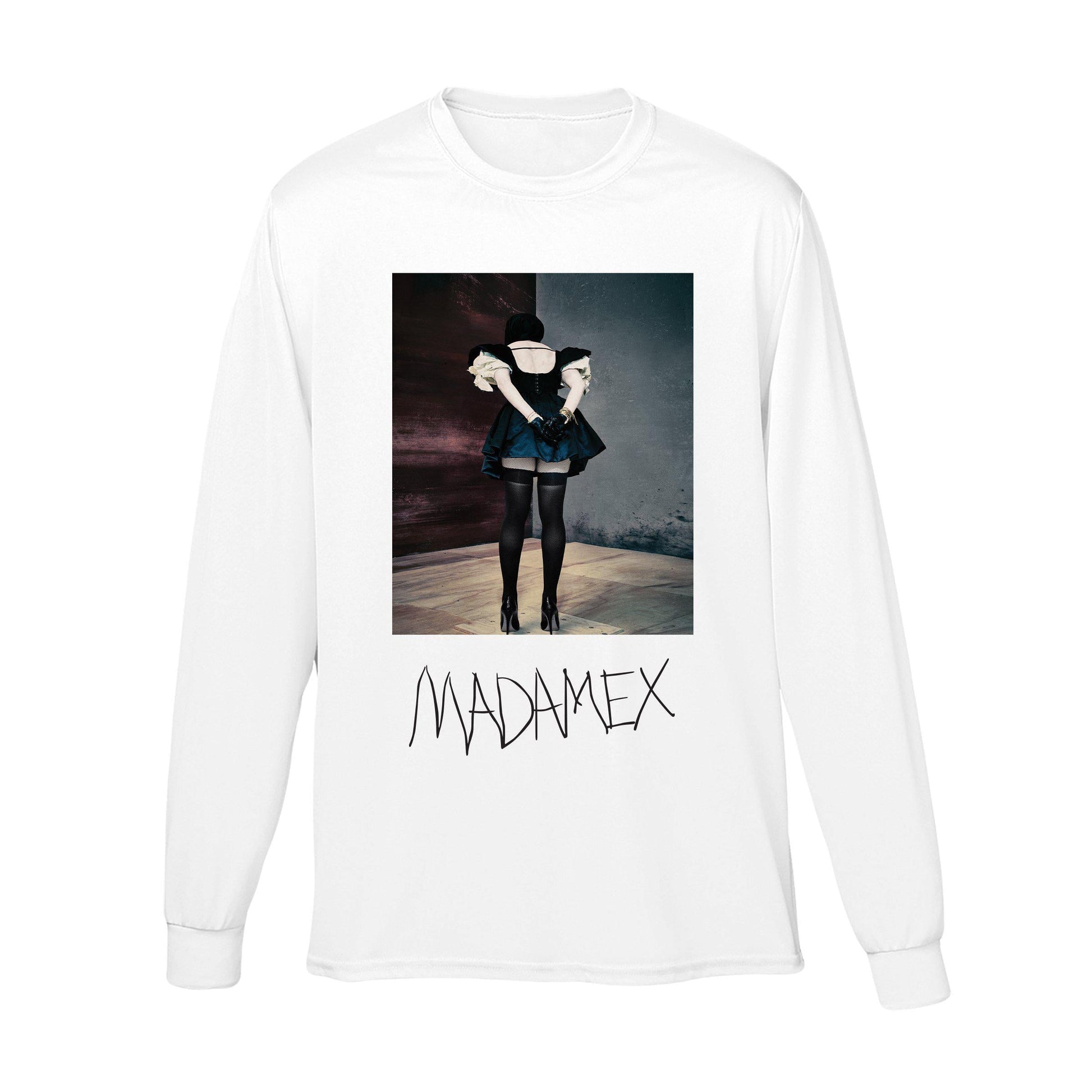 Madonna backside long sleeve tee-Madonna