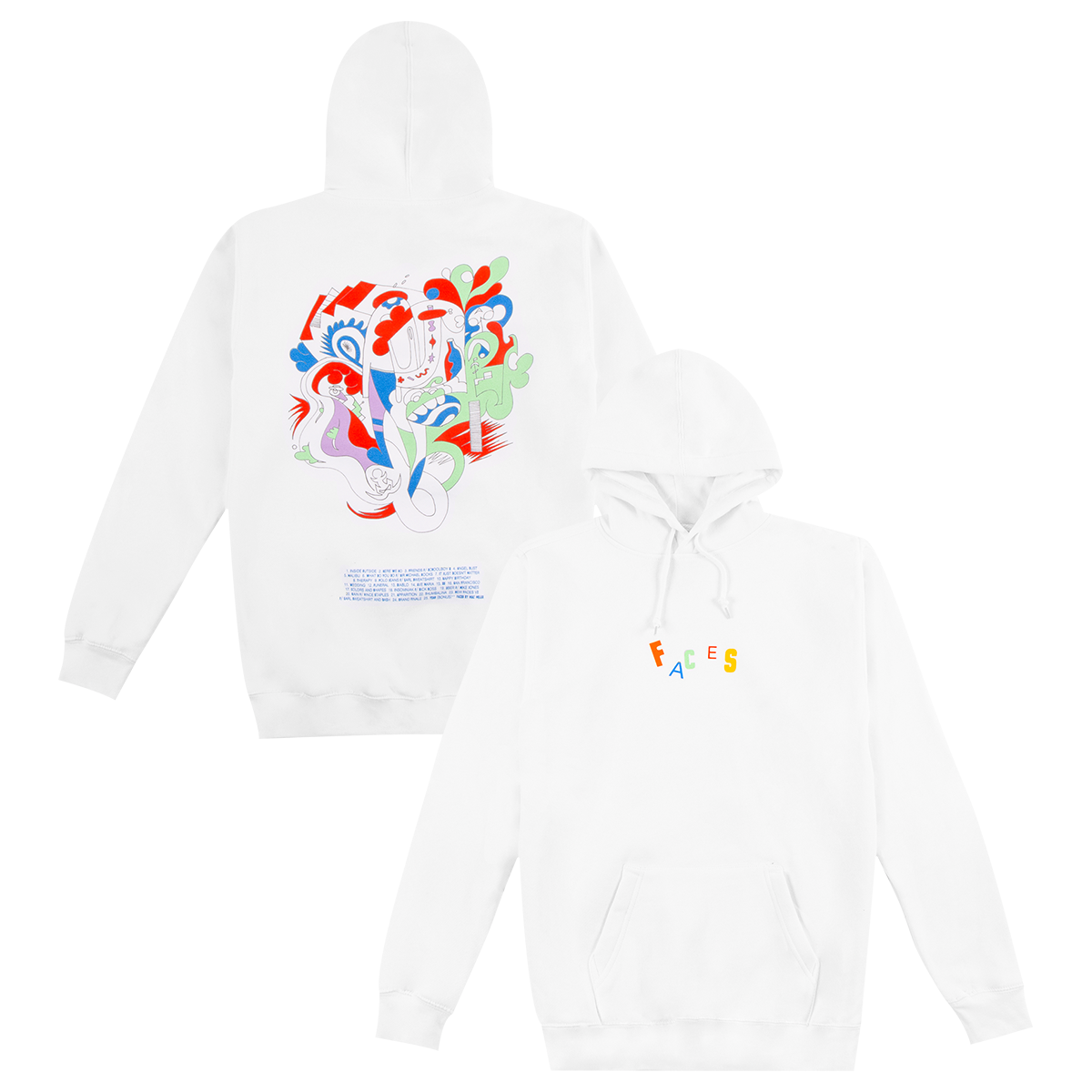 FACES LETTERS HOODIE