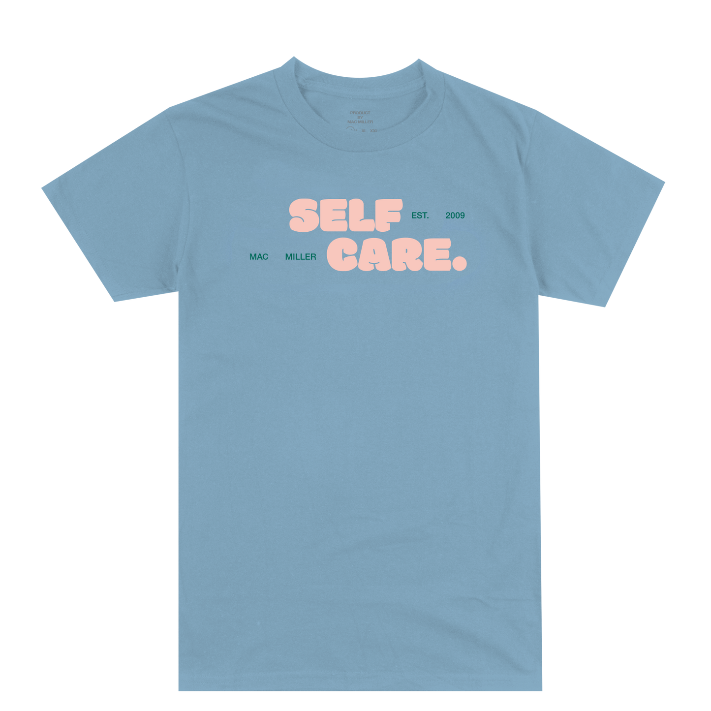 SELF CARE BUBBLE BLUE TEE