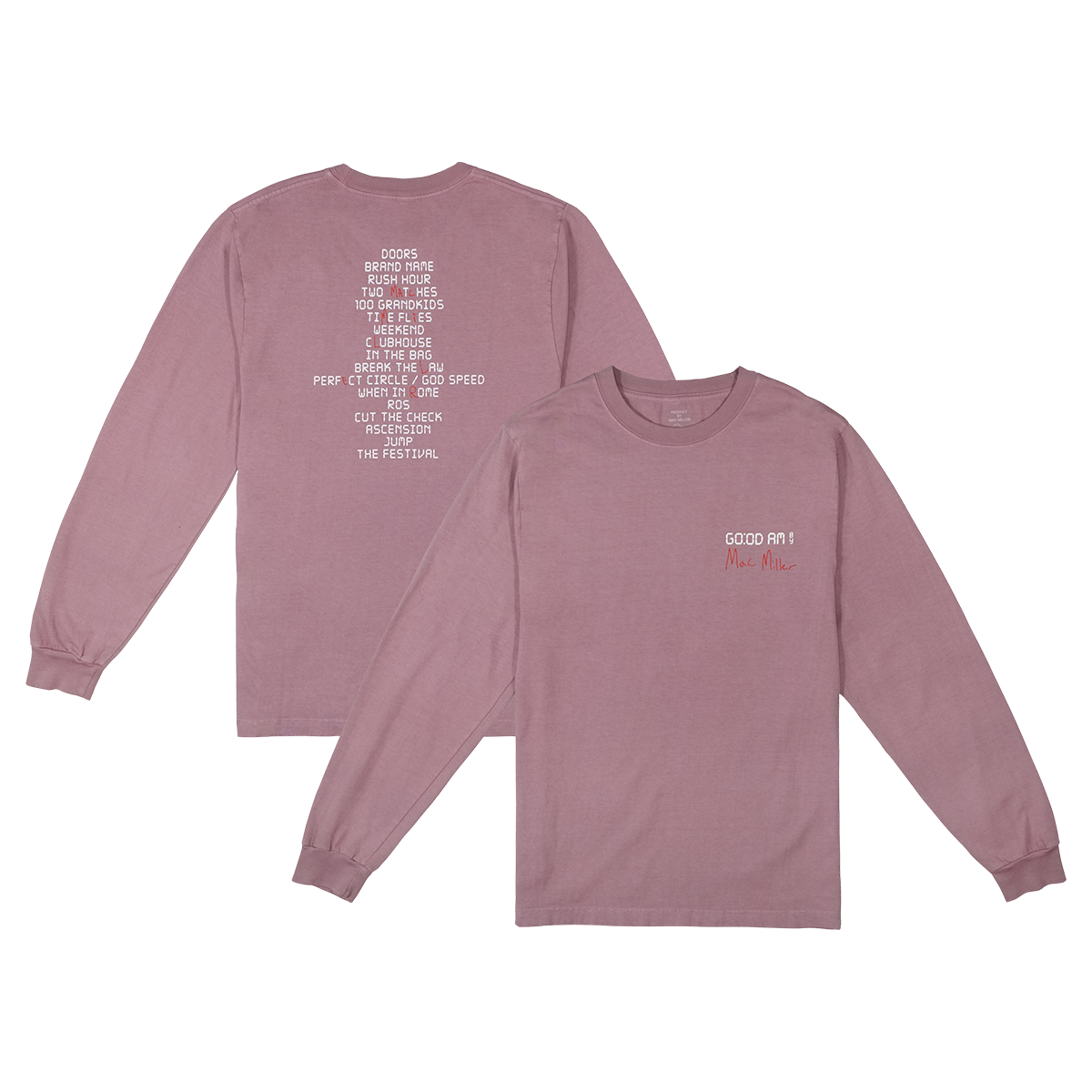 TRACKLIST LONG SLEEVE TEE