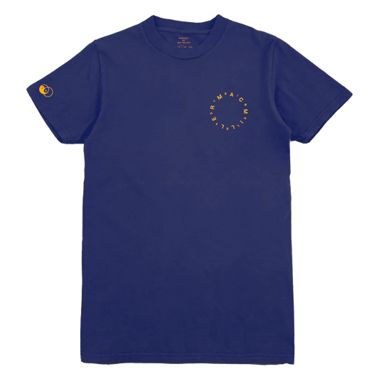 CIRCLES NAVY TEE