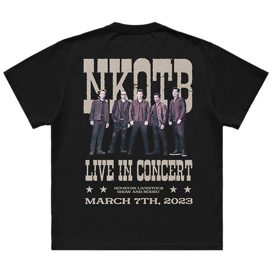 Limited Edition NKOTB Houston Rodeo Photo Tee
