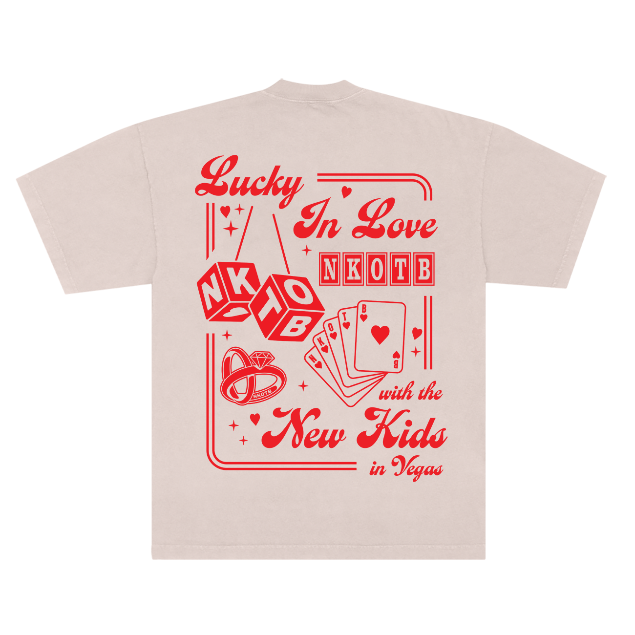 Lucky In Love Las Vegas Tee