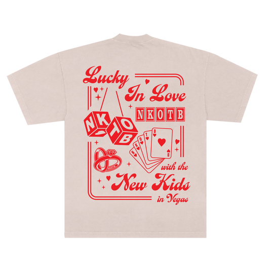 Lucky In Love Las Vegas Tee
