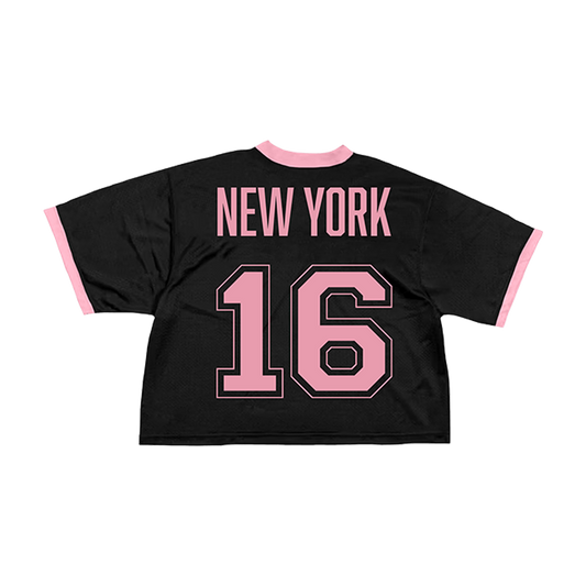 BLACKPINK Cropped Jersey NYC Black
