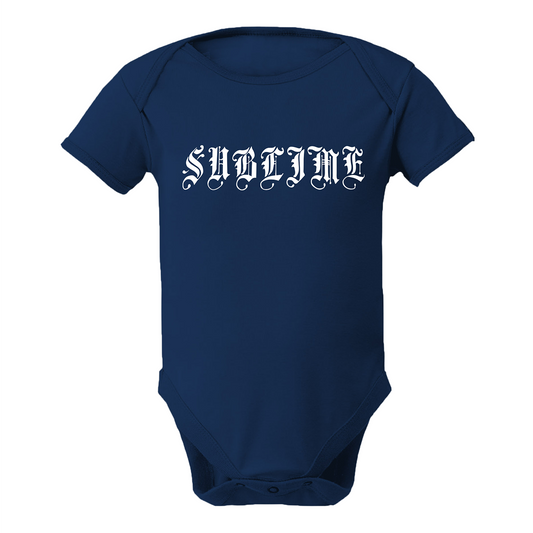 Sublime Logo Navy Onesie