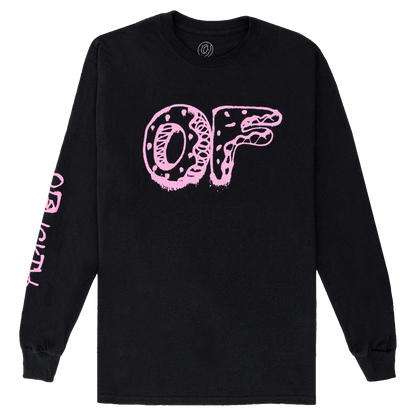 OF Graffiti Long Sleeve - Black-Odd Future
